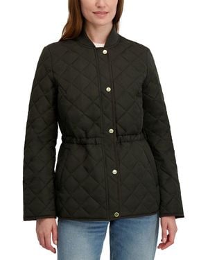 Laundry by Shelli Segal Snowchic Diamond Quilted Jacket - Black