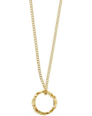 Saint Laurent Cassandre Necklace - Metallic