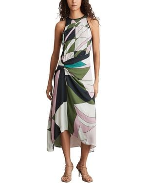 Reiss Avia Printed Dress - Green