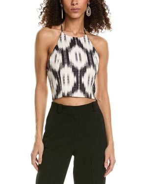 Alice + Olivia Alice + Olivia Ash Halter Top - Black
