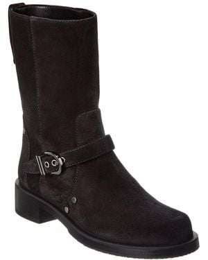 Stuart Weitzman Maverick Suede Bootie - Black