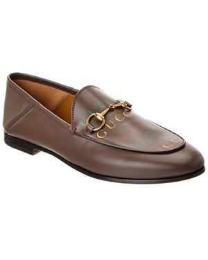 Gucci Horsebit Leather Loafer - Brown