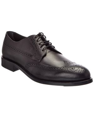 Tod's Allbucatura Fondo Cuoio Leather Loafer - Black