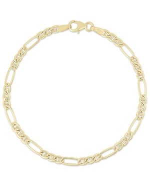 Ember Fine Jewelry 14K Figaro Chain Bracelet - Metallic