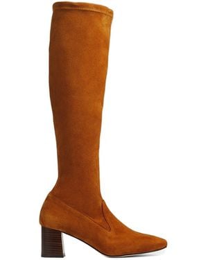 LK Bennett Davina Leather Boot - Brown