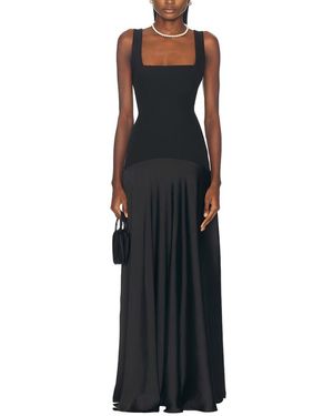Adele Berto Maxi Dress - Black