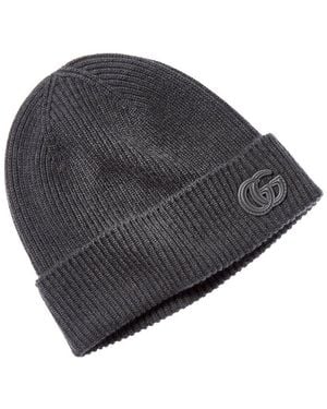 Gucci Gg Beanie - Grey