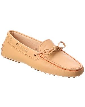 Tod's Leather Boot - Natural