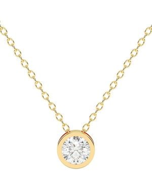 Lab Grown Diamonds 14k 0.50 Ct. Tw. Lab-grown Diamond Necklace - Metallic