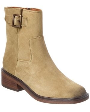 Franco Sarto L-Gillian Suede Bootie - Natural