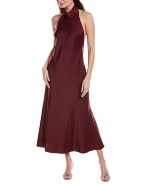 Bardot Delphina Midi Slip Dress - Red