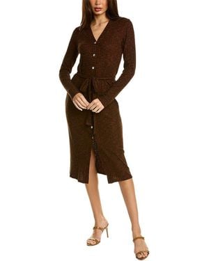 Michael Stars Isa Cardigan Dress - Brown