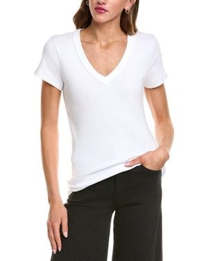 Michael Stars Nikki V-Neck T-Shirt - White