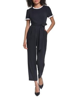 KARL LAGERFELD Scuba Jumpsuit - Blue