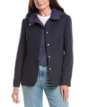 Rag & Bone Zora Combo Wool-Blend Blazer - Blue