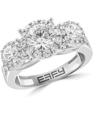 Effy Fine Jewelry 14K 2.89 Ct. Tw. Lab-Grown Diamond Ring - White