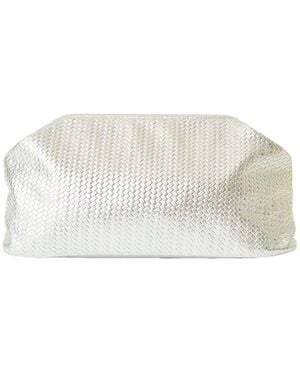 B-Low The Belt Ella Clutch Leather Clutch - Grey