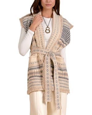 Elan Wool-Blend Cardigan - Natural