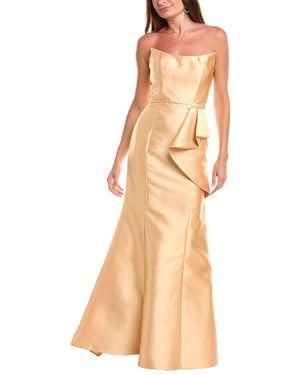 Rene Ruiz Mikado Gown - Natural