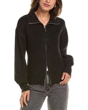 525 America Zip Cardigan - Black