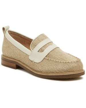 Kelsi Dagger Brooklyn Lens Leather Loafer - White