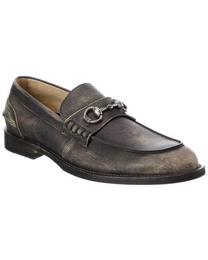Gucci Horsebit Leather Loafer - Brown
