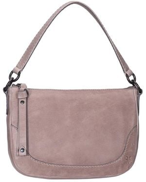Frye Melissa Leather Crossbody - Purple