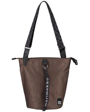 Marimekko All Day Bucket Piirto Unikko Shoulder Bag - Brown