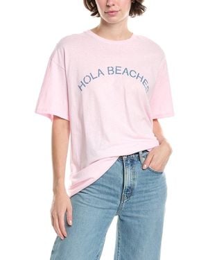 Junk Food Hola Beaches T-Shirt - Blue