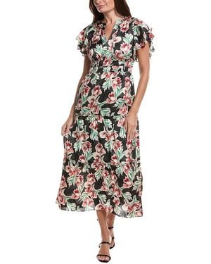 Julia Jordan Satin Maxi Dress - Multicolour
