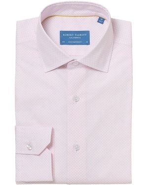 Robert Talbott Reynolds Contemporary Circle Print Shirt - Pink