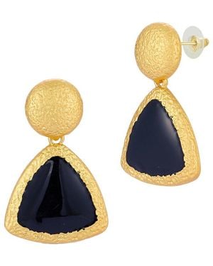 Chloe and Madison Jewellery Plated Earrings - Blue