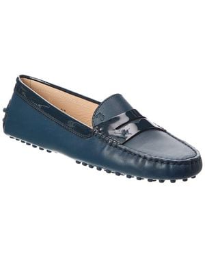 Tod's Leather Loafer - Blue