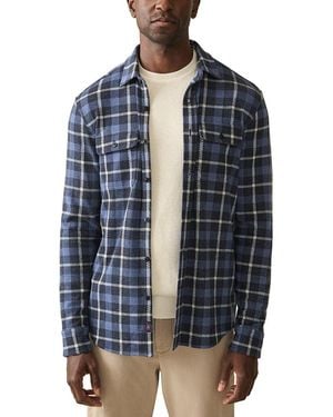 Faherty Legend Jumper Shirt - Blue