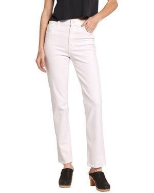 Current/Elliott The Soulmate Blanc Straight Leg Jean - White