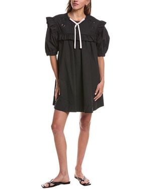 For Love & Lemons Blair Mini Dress - Black