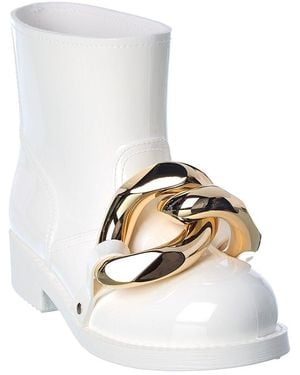 JW Anderson Chain Rubber Boot - White