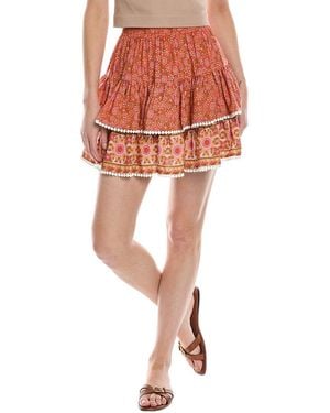 Walker & Wade Walker&wade Andrea Mini Skirt - Orange