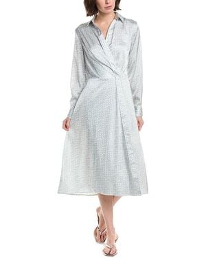 Rag & Bone Danica Printed Wrap Dress - Grey