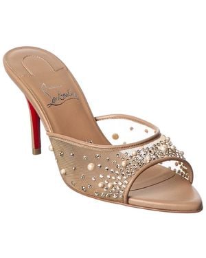Christian Louboutin Miss Z Leather Sandal - White