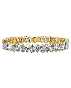 Lab Grown Diamonds 14K 15.50 Ct. Tw. Lab-Grown Diamond Tennis Bracelet - White