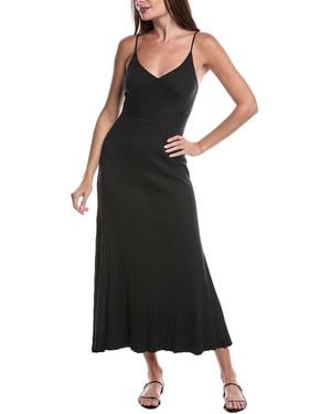 Nation Ltd Melanie Rib Tank Midi Dress - Black