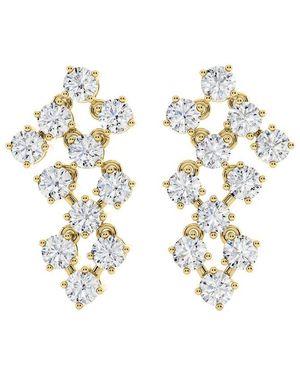 Sabrina Designs Lab Grown Diamonds 14K 2.24 Ct. Tw. Lab-Grown Diamond Chandelier Earring - Metallic