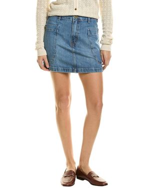 FRAME Cargo Mini Skirt - Blue