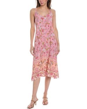 Walker & Wade Anywhere Midi Dress - Red