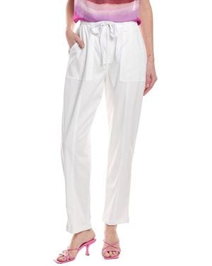 Bella Dahl Evie Ruffle Waist Seam Trouser - Multicolour