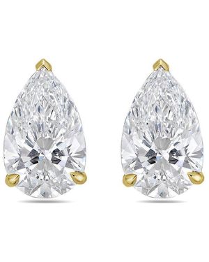 Diana M. Jewels Diana M. 14K 12.00 Ct. Tw. Lab-Grown Diamond Earrings - Metallic