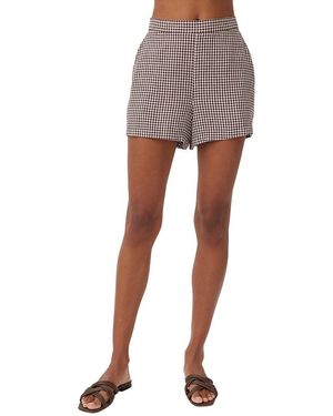 Bella Dahl Clean Front Linen-Blend Short - Gray