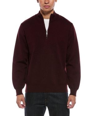Jason Wu Knit 1/4-Zip Pullover - Red