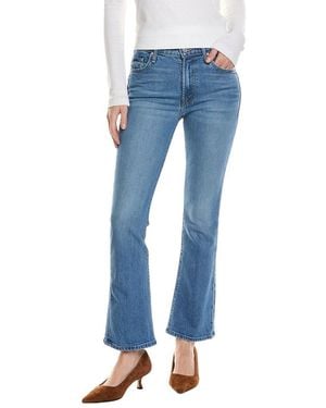 Mother The Outsider Flood Field Trip Bootcut Jean - Blue